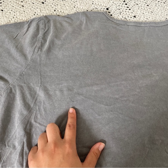 Robert Barakett Cotton Crewneck T-Shirt Washed Gray (XXLarge) - Picture 8 of 8